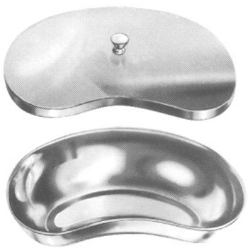 Round Metal Boxes, Medicine Cups and Kidney Dishes